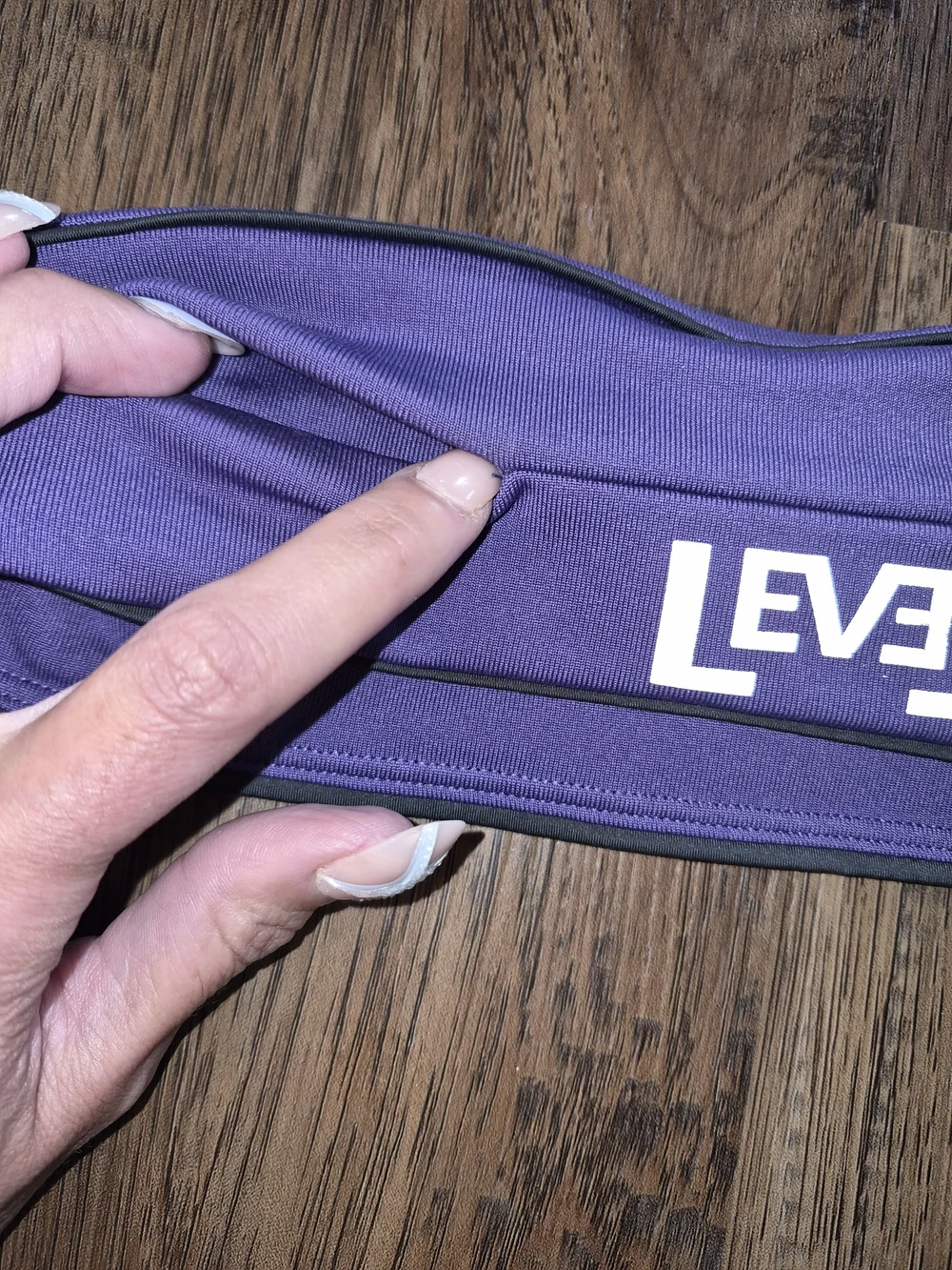 LEVEL Purple FlipBelt Classic Running Belt Womans Sz XS